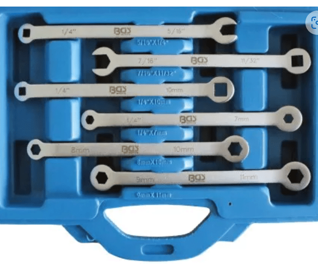 Jeu de clés de purge de freins | 6 pièces