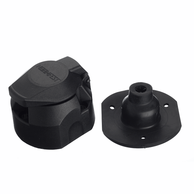 Prise 13 broches avec joint Plastique 12V