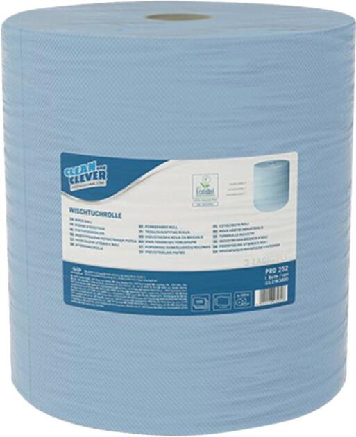 Rouleau de chiffon de nettoyage Maxi bleu 3 plis 1000 feuilles