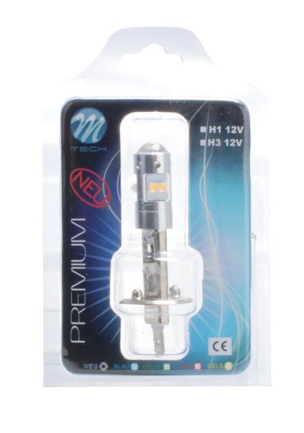 Blister diode LED H1 8x2828SMD 12-24V CANBUS Blanc