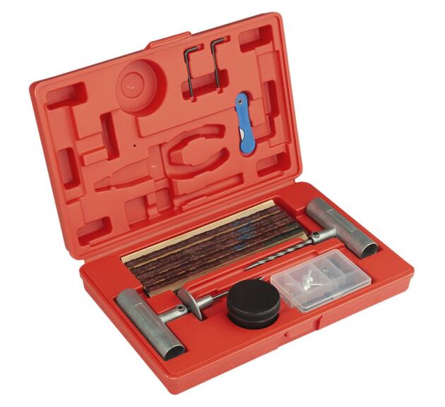 Kit de réparation professionnel dans une mallette portable - rouge