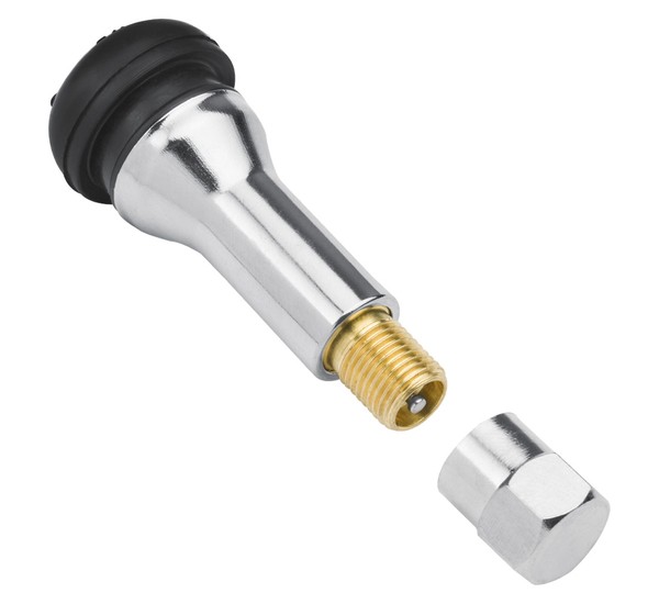 Valves pour roues tubeless TR414 Chromé - 100 pièces