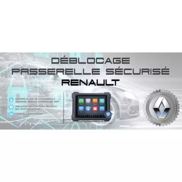 Déverrouillage Gateway Renault PACK 20 jetons