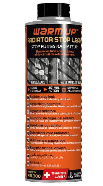 Warm Up Radiator stop leak / Stop fuites radiateur 300ml