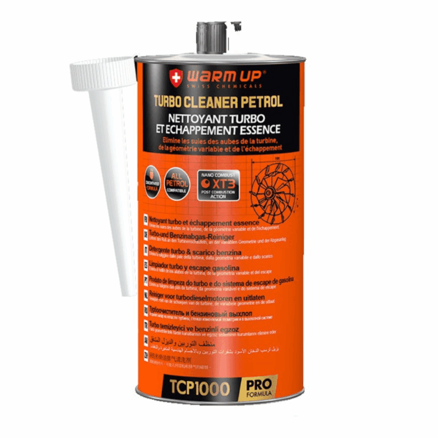 Warm Up Turbo cleaner petrol / Nettoyant turbo et échappement essence 1000ml