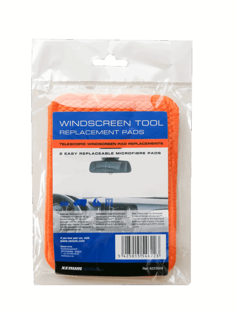 Xenum Windscreen Pads (x2) / Tampons de nettoyage surface en verre